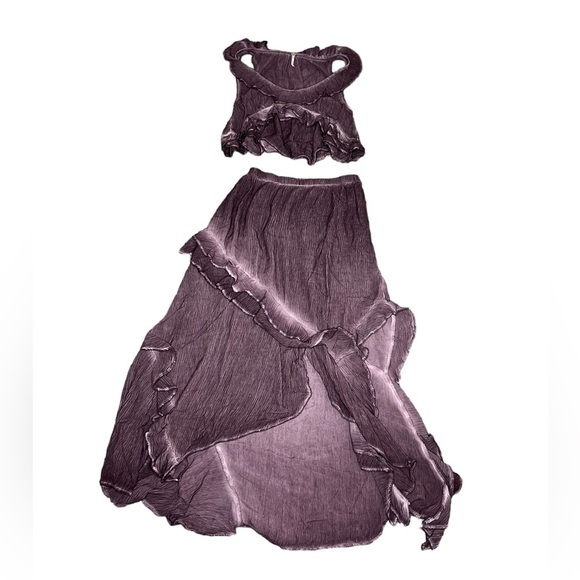 NWOT Free People If Only Set Boho Maxi Skirt - Picture 2 of 13